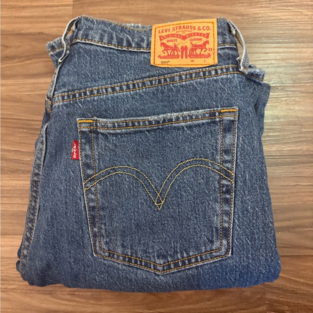 Levi's Blue Straight Leg Jeans